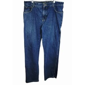 Cabela's‎ Men's Relaxed Fit Jeans 36x34 Blue Denim 100% Cotton Made in Mexico